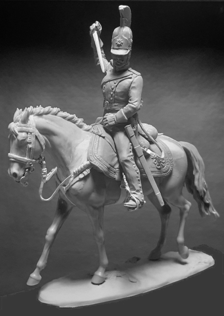 CHM-54292(M). Рядовой Лейб-Гвардии Драгунского полка, Россия 1812-14 гг. Материал - белый металл. Chronos Miniatures