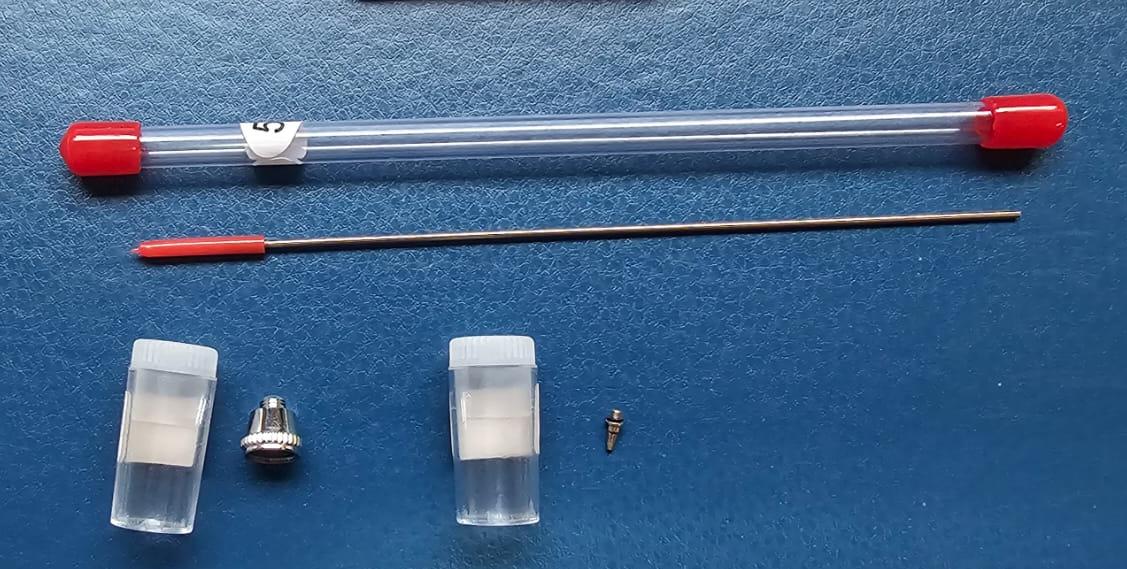 5535J Набор для аэрографа, 0,7 мм (игла высокопрочная, сопло, диффузор)