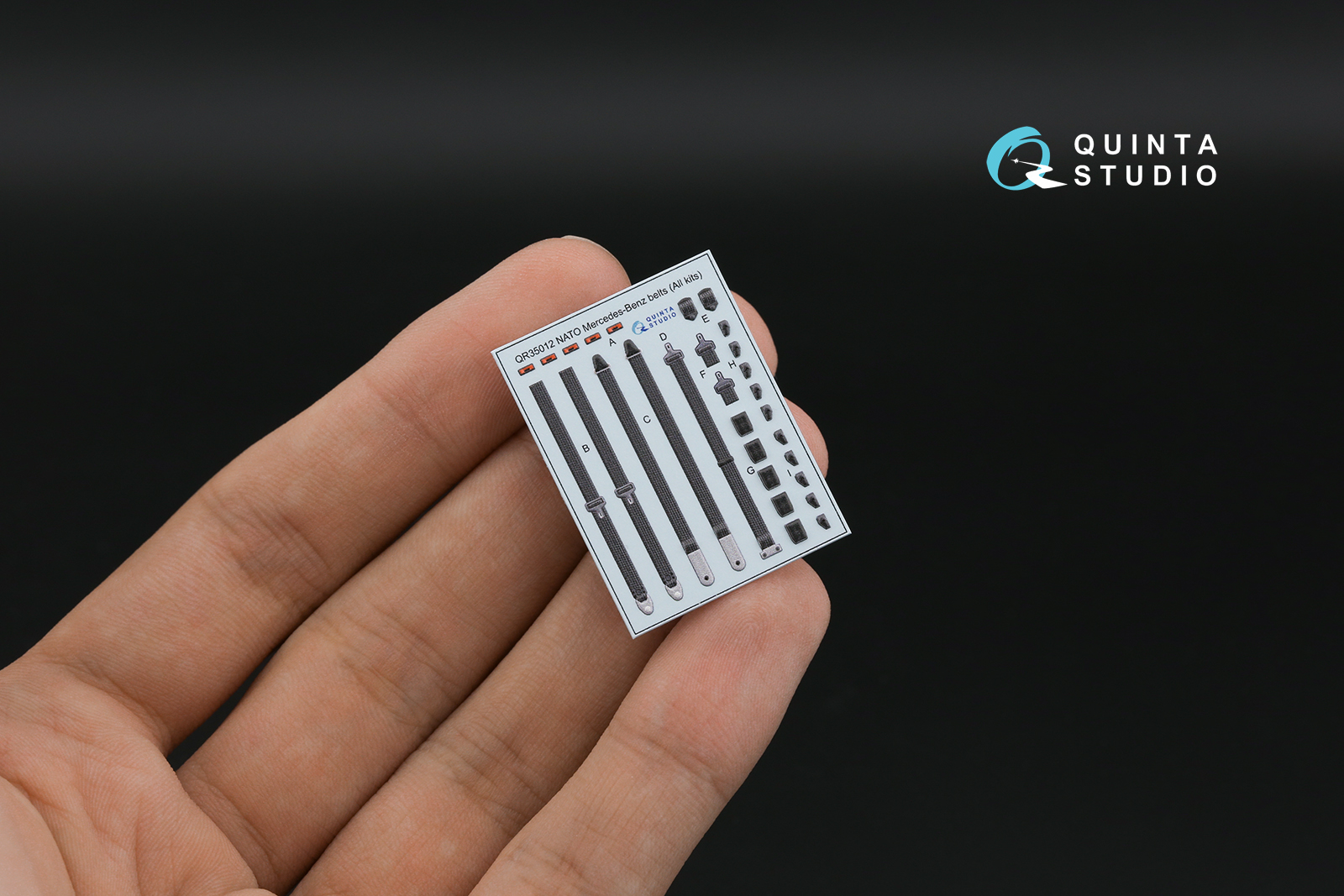 QR35012 Привязные ремни NATO Mercedes-Benz (для всех моделей), 2 шт