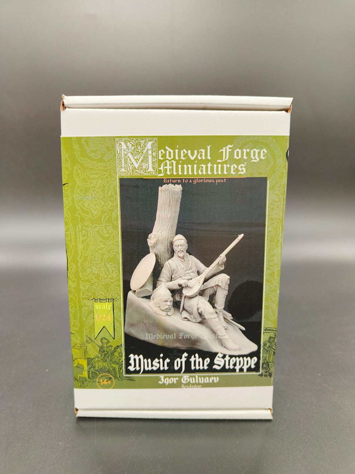 C-75-100 Монгольский воин в степи Music of the steppe Medieval Forge Miniatures