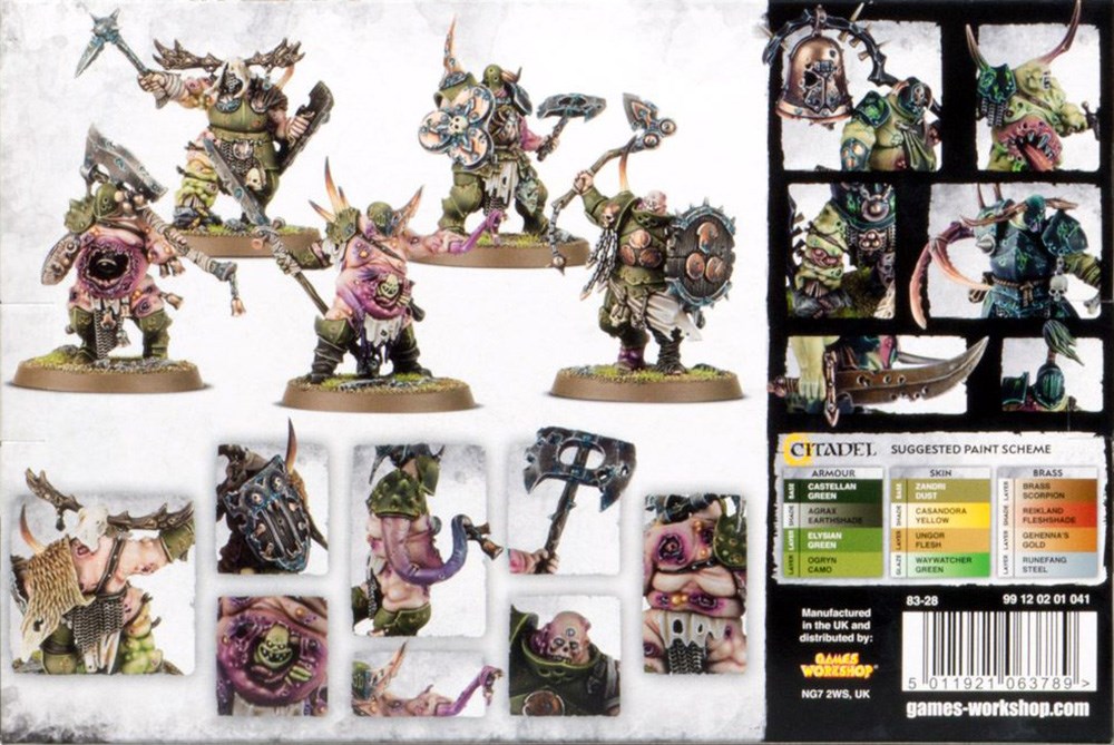 83-28GW Набор Несущие Гниль Нургла: Тлетворные Короли Порчи (Nurgle Rotobringers Putrid Blightkings (2015)) 83-28GW Набор Несущие Гниль Нургла: Тлетворные Короли Порчи (Nurgle Rotobringers Putrid Blightkings (2015))