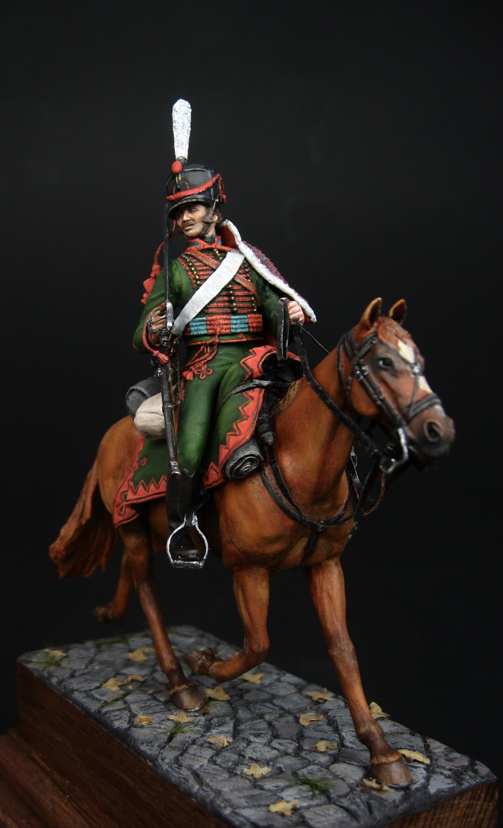 CHM-54100(М). Рядовой гусарских полков, Россия 1811-14 гг. Материал -белый металл. Chronos Miniatures