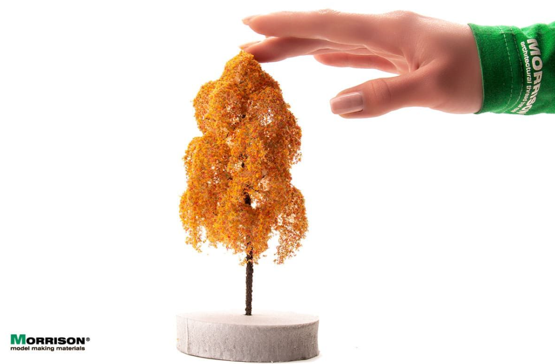 011duo015 Осеннее дерево для диорамы 15 см. серия «Profi»