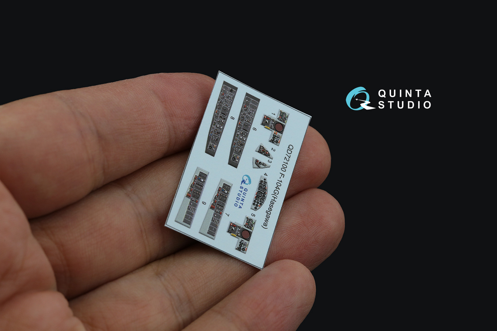 QD72100 3D Декаль интерьера кабины F-104G (Hasegawa)