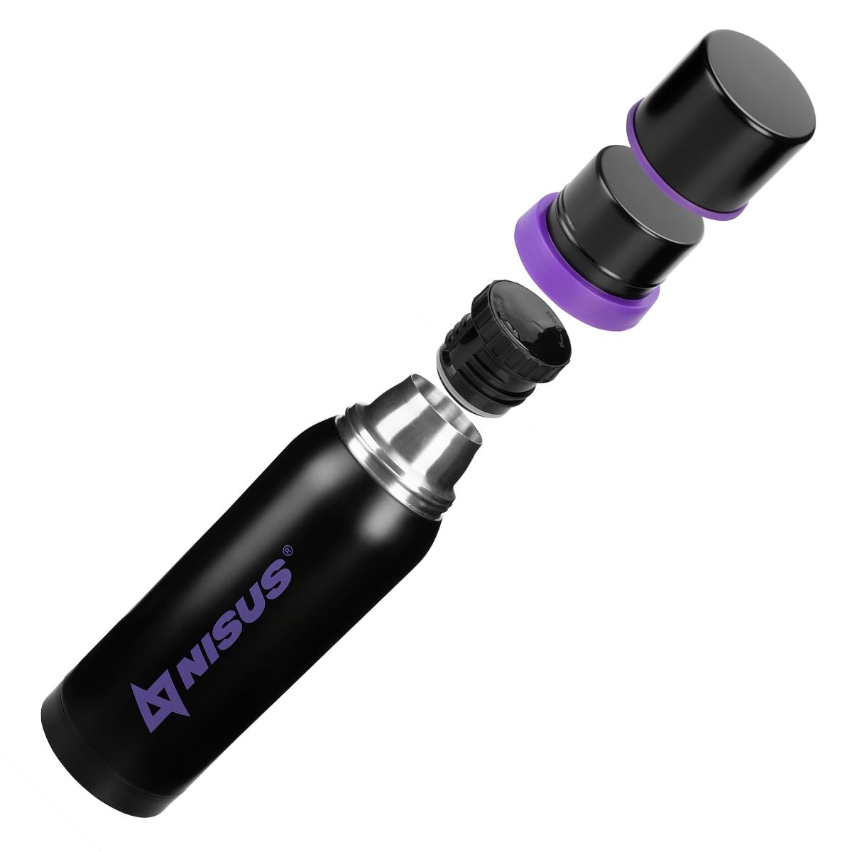 Термос 046-LW 1000ML Волк (2 крышки-кружки) (NA.TM-046-LW) Nisus Термос 046-LW 1000ML Волк (2 крышки-кружки) (NA.TM-046-LW) Nisus