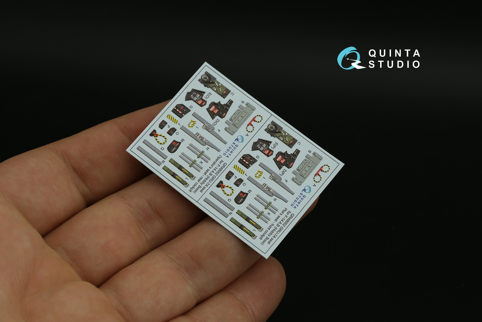 QD48396 3D Декаль интерьера кабины F-14B (Hobby Boss)