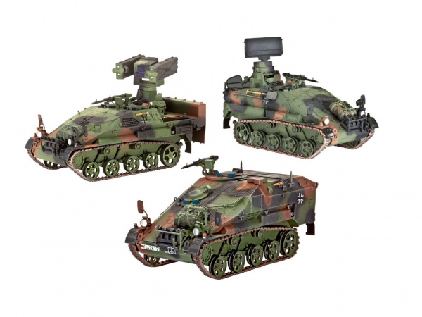 03205 Набор из 2 самоходных установок-Ozelot и AFF & BF/UF Revell 03205 Набор из 2 самоходных установок-Ozelot и AFF & BF/UF Revell