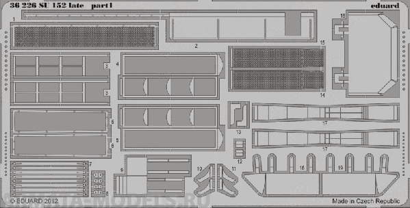 36226ED  SU 152 late ( for Trumpeter kit) 1/35 36226ED  SU 152 late ( for Trumpeter kit) 1/35
