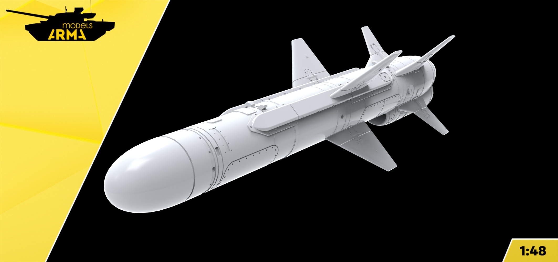 AM48348 Ракета Х-35У (версия с разгонным блоком) (Не для свободной продажи) Arma Models