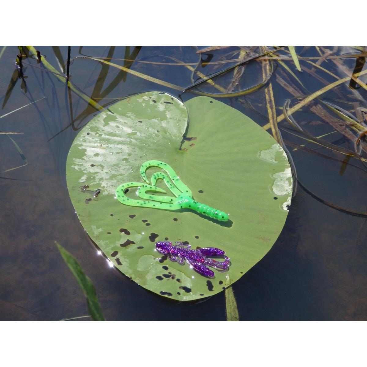 Твистер несъедоб. Credo Four tail 3,35''/8,5 см Green Lime 100шт. (HS-20-010-N) Helios( цена указана за упаковку, в количестве 100шт.)