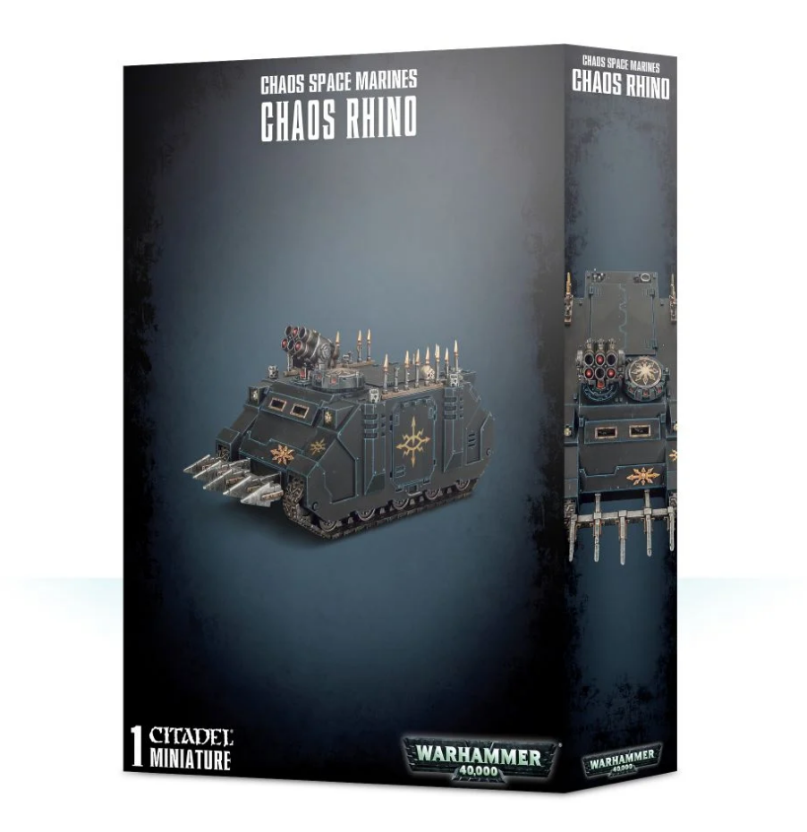 43-11GW Набор Космодесант Хаоса. Носорог (Chaos Space Marines Rhino) 43-11GW Набор Космодесант Хаоса. Носорог (Chaos Space Marines Rhino)
