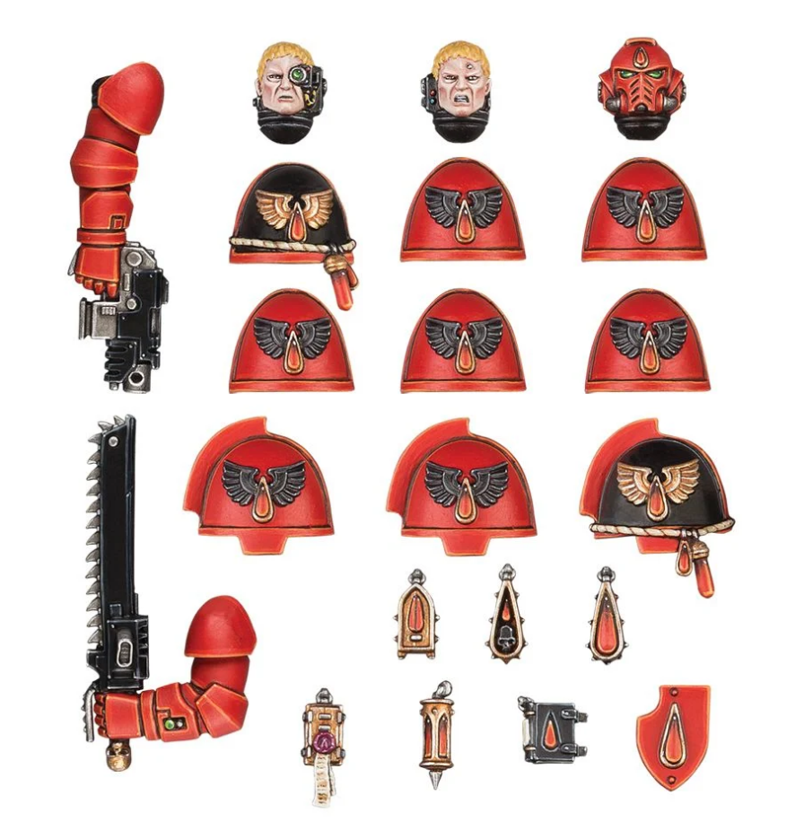 41-30GW Набор улучшений для Примарисов Кровавых Ангелов (Blood Angels Primaris Upgrades) 41-30GW Набор улучшений для Примарисов Кровавых Ангелов (Blood Angels Primaris Upgrades)
