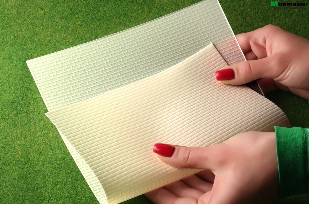 041to032 Объёмная текстура кирпича   М1:35. (Лист А4- 19см.х28см.)