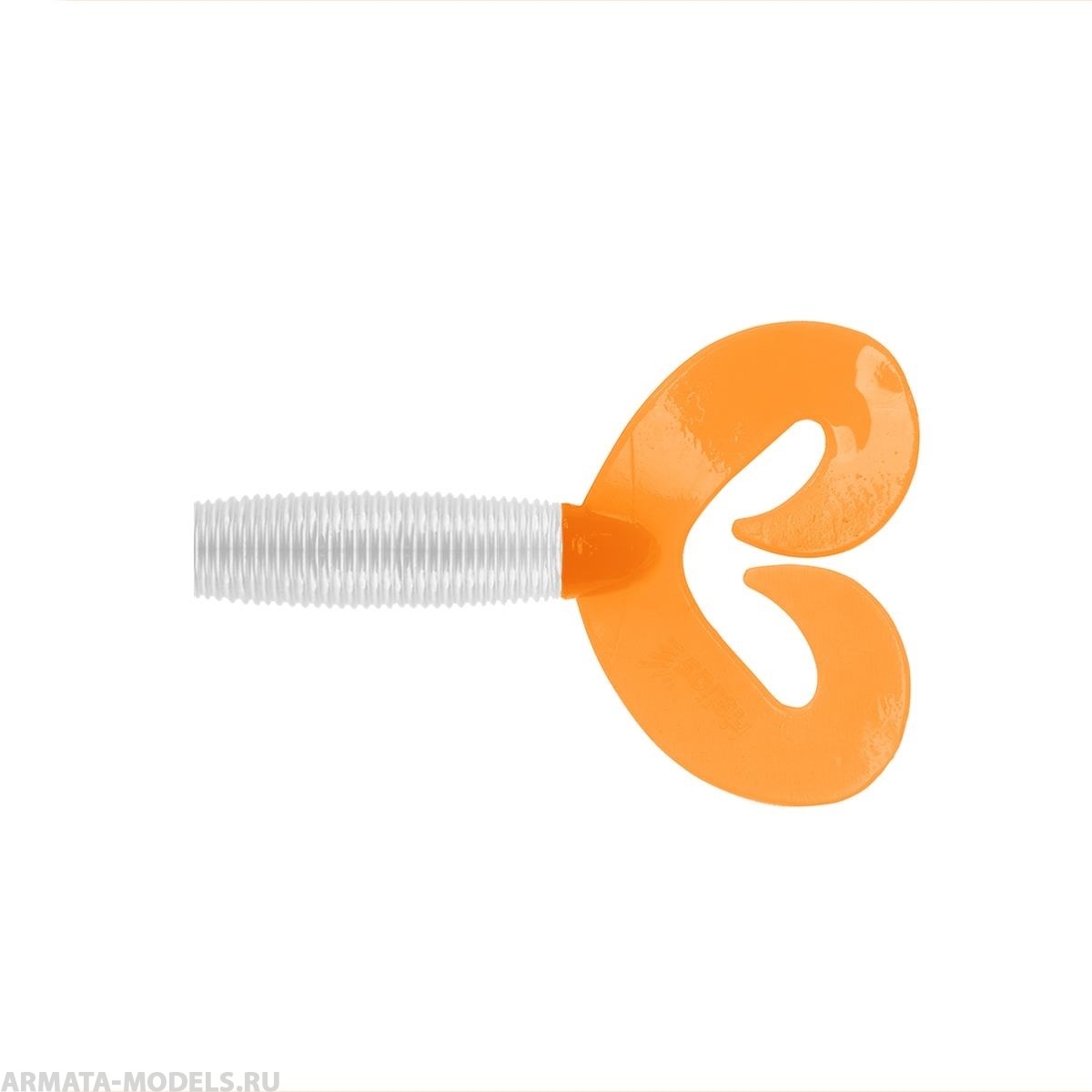 Твистер Credo Double Tail 2,95"/7,5 см Pearl & Orange 7шт. (HS-12-019) Helios Твистер Credo Double Tail 2,95"/7,5 см Pearl & Orange 7шт. (HS-12-019) Helios
