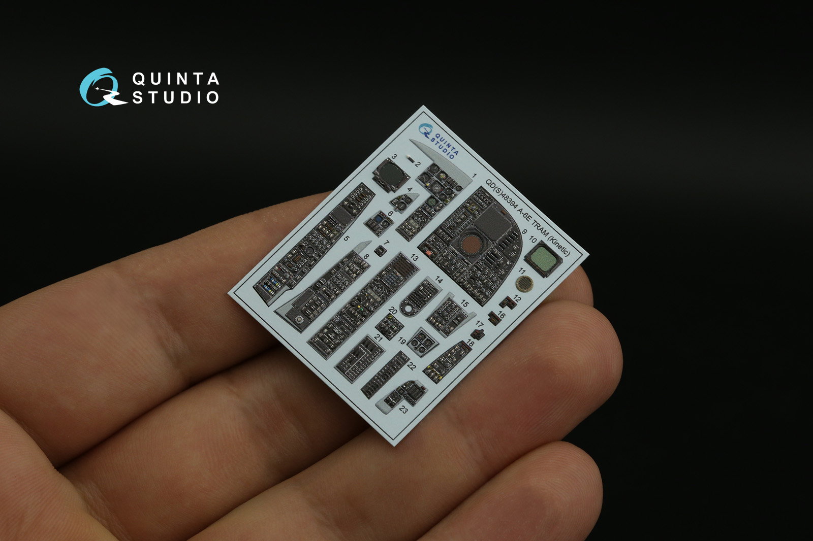 QDS-48394 3D Декаль интерьера кабины A-6E TRAM (Kinetic) (Малая версия)