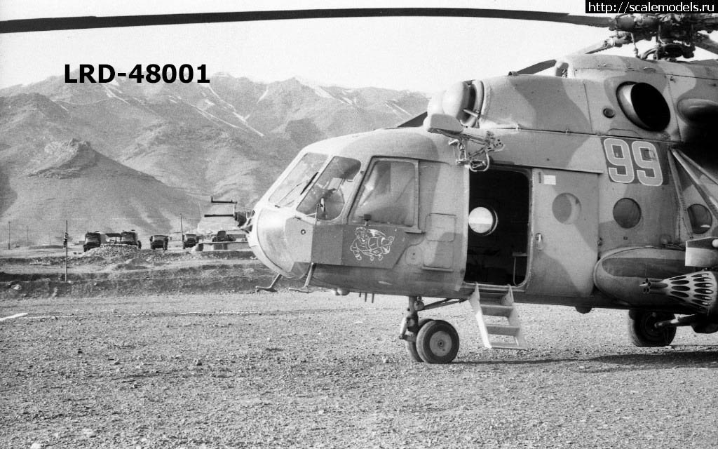 LRD48001 Декали на вертолет Ми-8 период войны в Афганистане