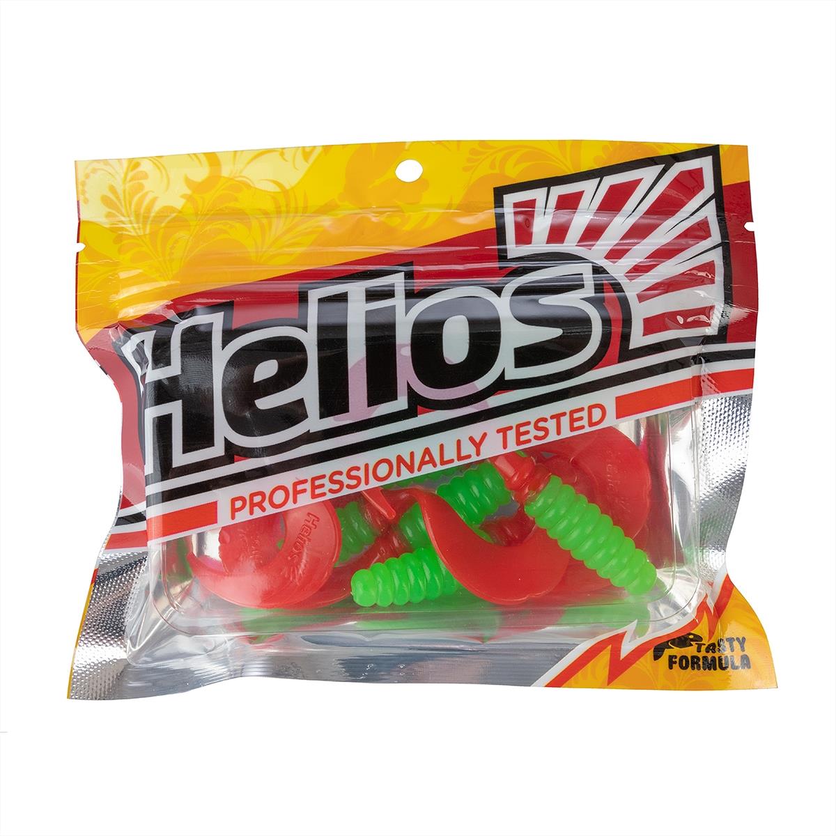 Твистер Credo 3,35"/8,5 см Lime & Red 7шт. (HS-11-021) Helios Твистер Credo 3,35"/8,5 см Lime & Red 7шт. (HS-11-021) Helios