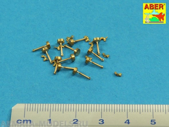 ABR-16-105  Дополнения для  Wing nuts with turned bolt x 12 pcs. универсальный набор 1/16 ABR-16-105  Дополнения для  Wing nuts with turned bolt x 12 pcs. универсальный набор 1/16