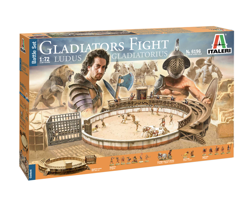 6196ИТ Набор GLADIATORS FIGHT - BATTLE SET 1/72 (10013160/241120/0671781, ИТАЛИЯ ) Italeri 6196ИТ Набор GLADIATORS FIGHT - BATTLE SET 1/72 (10013160/241120/0671781, ИТАЛИЯ ) Italeri