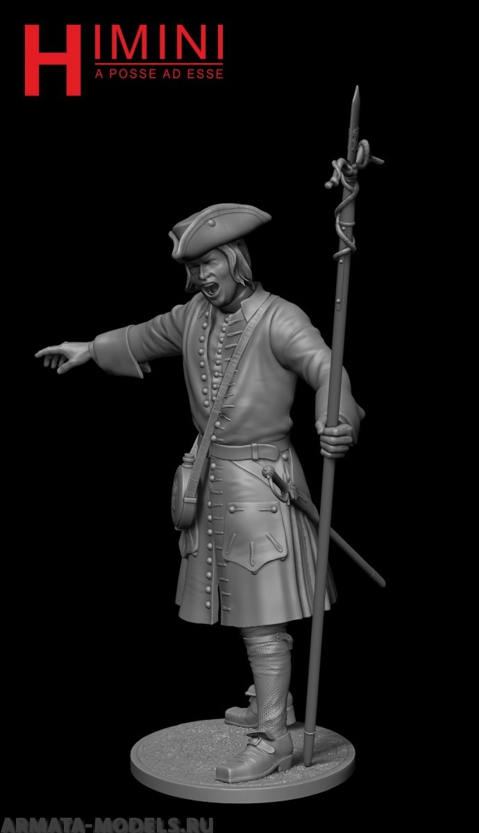 HI-75-016 Констапель шведской артиллерии с пальником. Нач. 18 века Himini