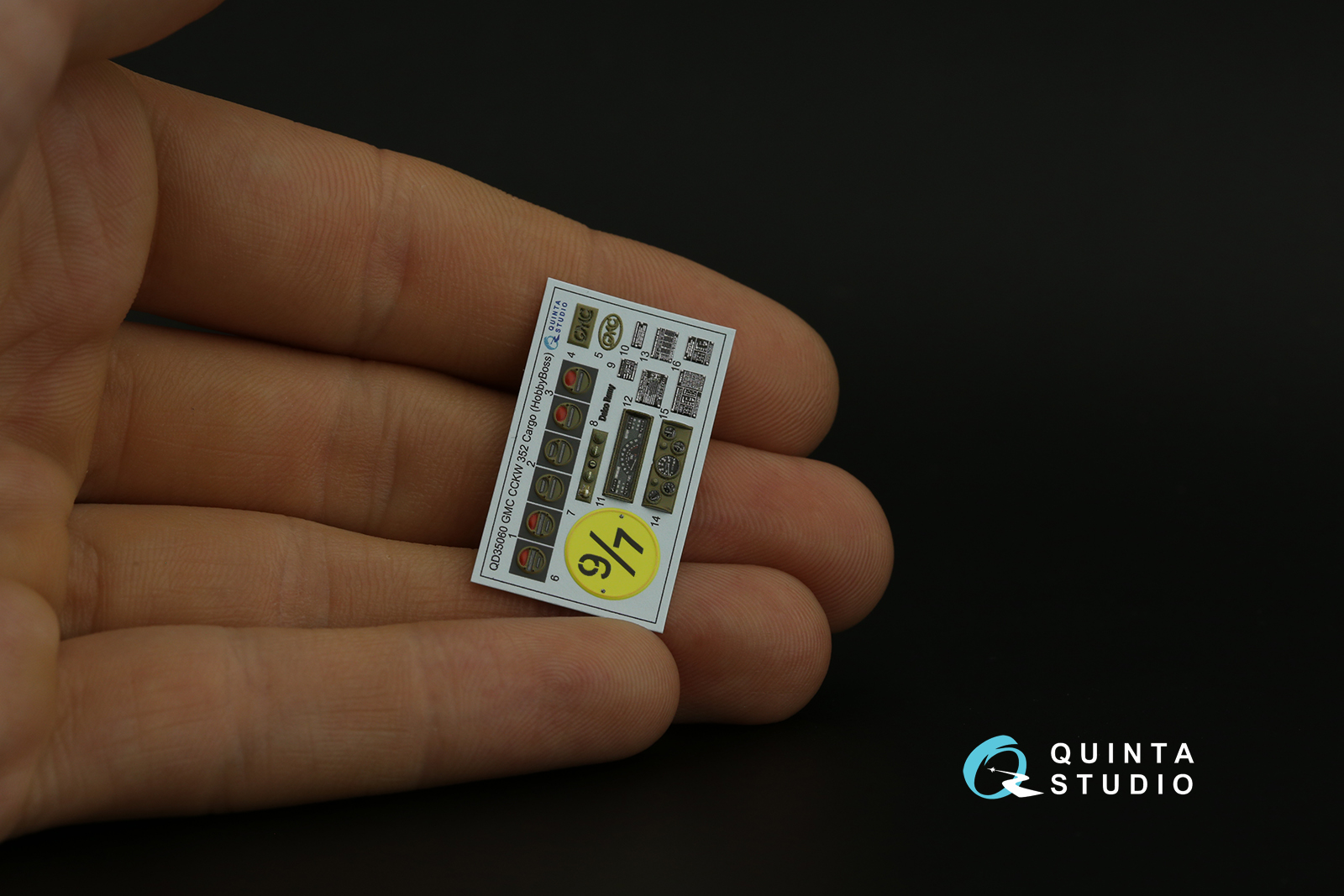 QD35060 3D Декаль интерьера GMC CCKW 352 Cargo Truck (HobbyBoss)