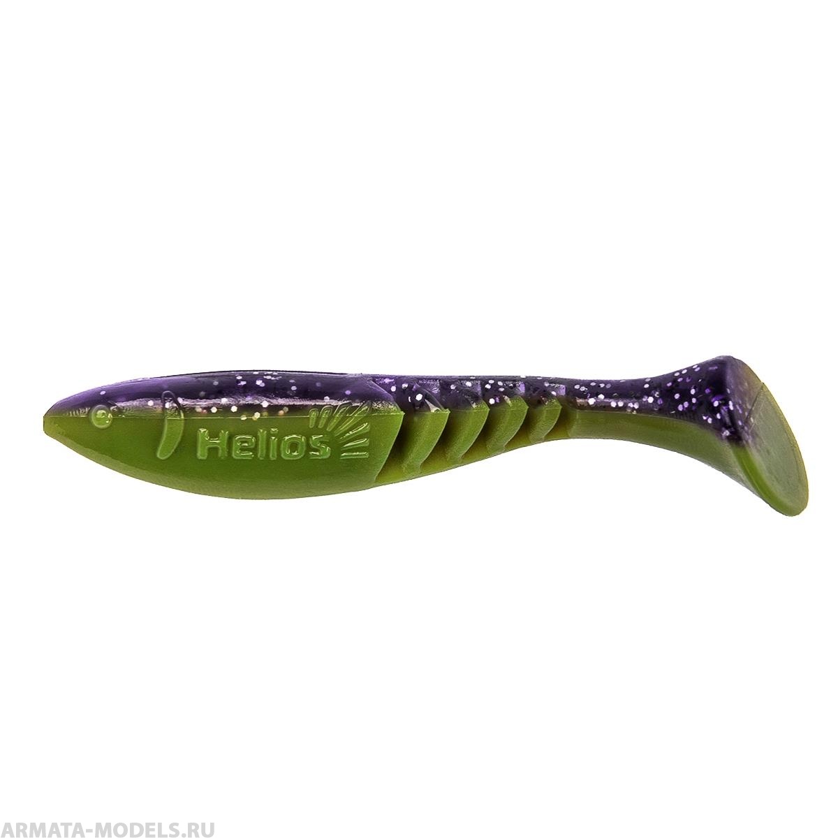 Виброхвост Slash 2,64"/6,7 см Fio & Lime 10шт. (HS-19-014) Helios Виброхвост Slash 2,64"/6,7 см Fio & Lime 10шт. (HS-19-014) Helios