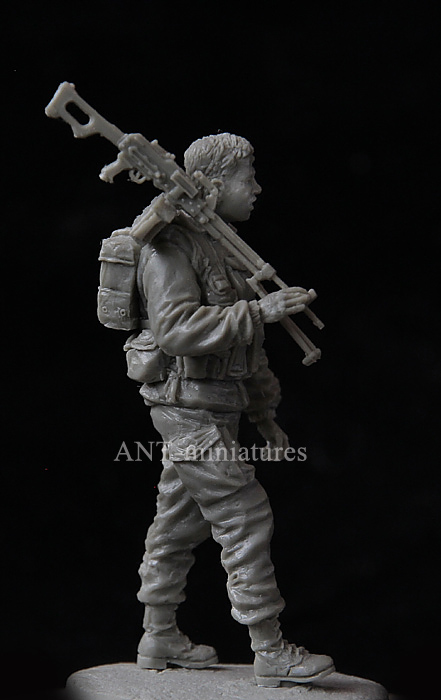 № 35-126 Фигурка Gunner of special troops GRU, Russia.1999 . Ant Miniatures № 35-126 Фигурка Gunner of special troops GRU, Russia.1999 . Ant Miniatures