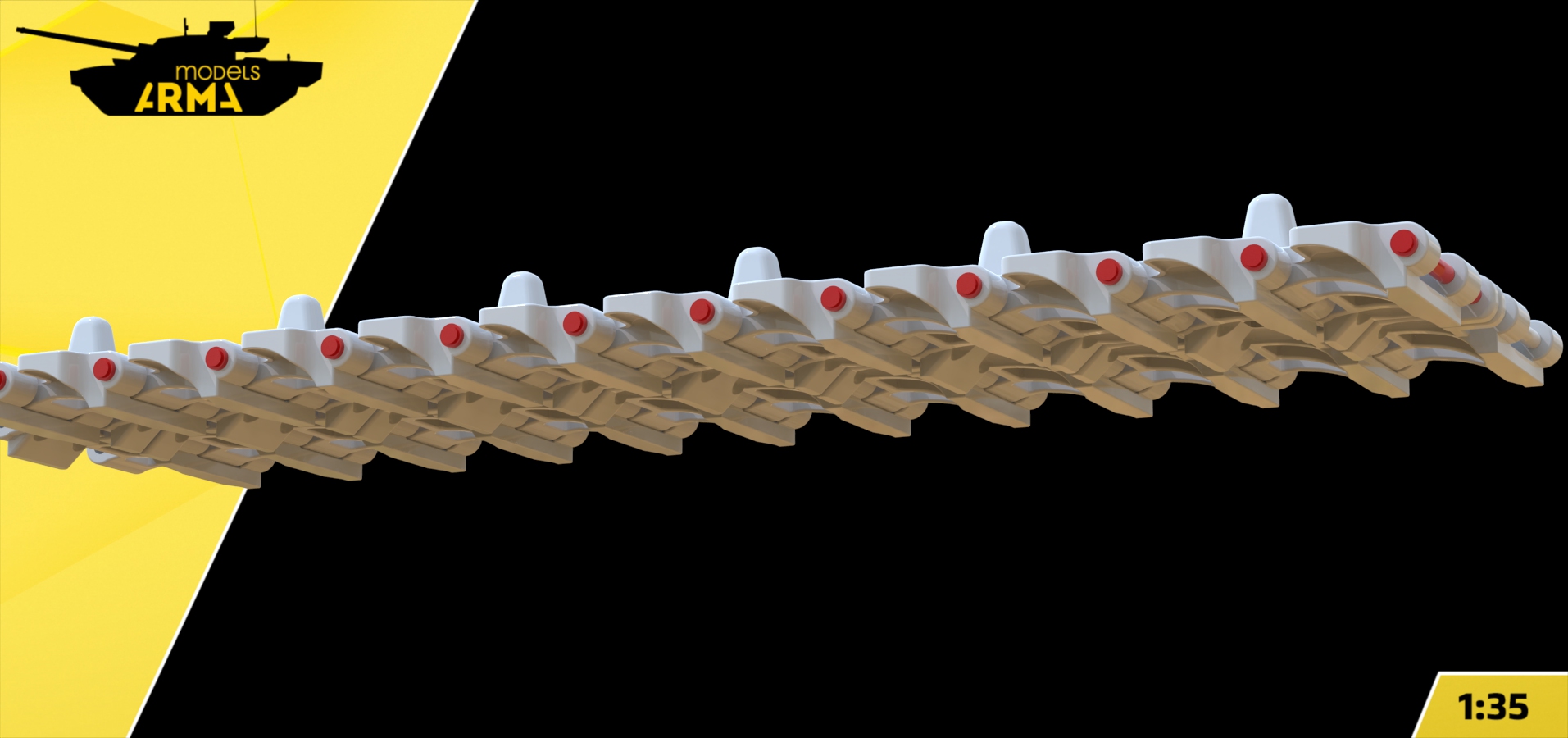 AM35981 Наборные 3D траки (Не для свободной продажи)