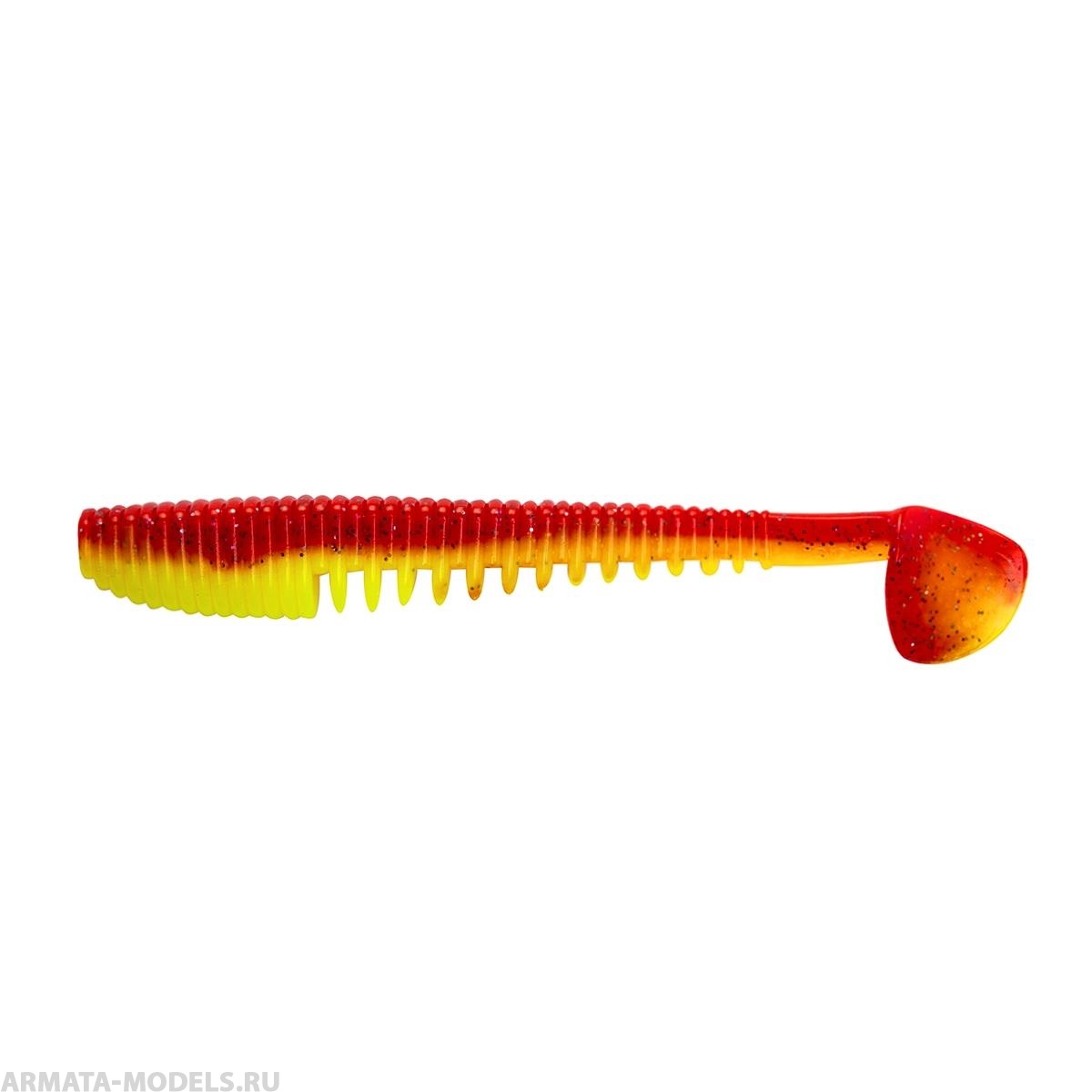Виброхвост Varuna 4,33"/11см Red Lemon 7шт. (HS-35-050) Helios Виброхвост Varuna 4,33"/11см Red Lemon 7шт. (HS-35-050) Helios