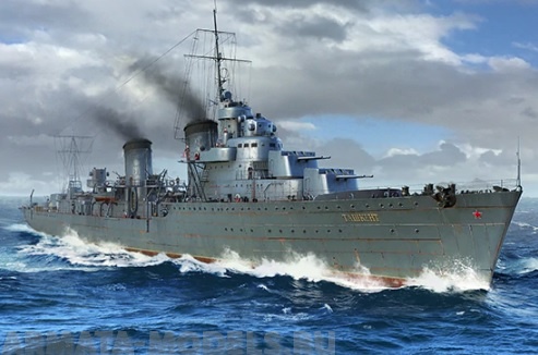 05357P Сборная модель корабля Russian Destroyer Taszkient 1942 Trumpeter 05357P Сборная модель корабля Russian Destroyer Taszkient 1942 Trumpeter