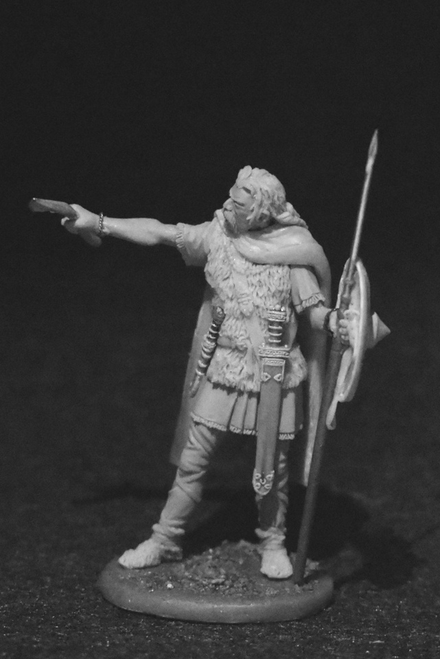 CHM-54278. Франкский воин, 5-6 века н.э. Материал - смола. Chronos Miniatures CHM-54278. Франкский воин, 5-6 века н.э. Материал - смола. Chronos Miniatures
