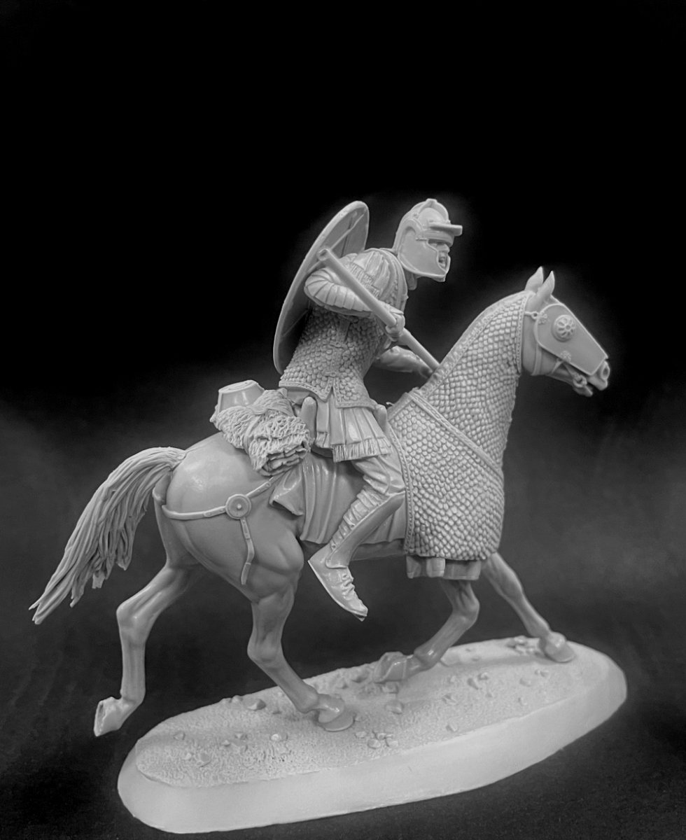 CHM-54355. Римский кавалерист, 1-2 века н.э. 54 мм. Материал - смола. Chronos Miniatures