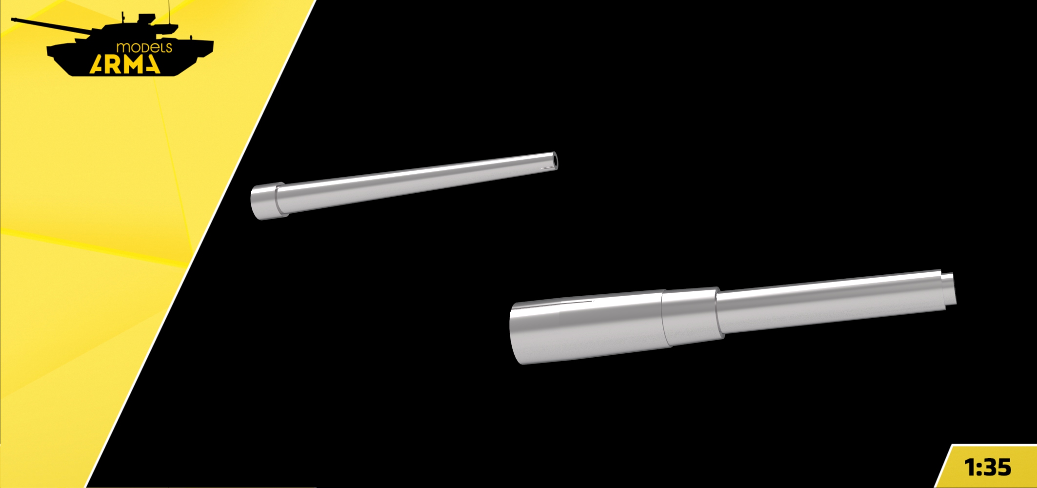 AM35939 Набор металлических стволов для танка ТГ