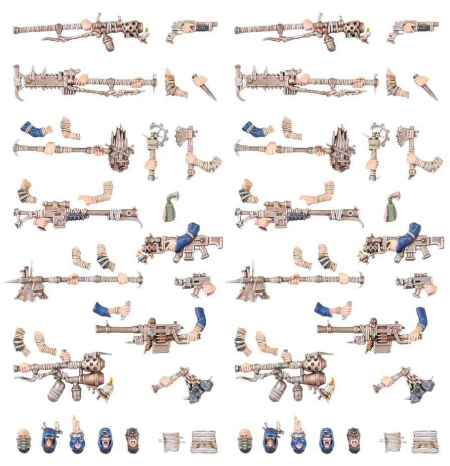 300-72GW Набор Некромунда. Дом Коудор. Набор оружия и улучшений (Necromunda: Cawdor Weapons & Upgrades) 300-72GW Набор Некромунда. Дом Коудор. Набор оружия и улучшений (Necromunda: Cawdor Weapons & Upgrades)