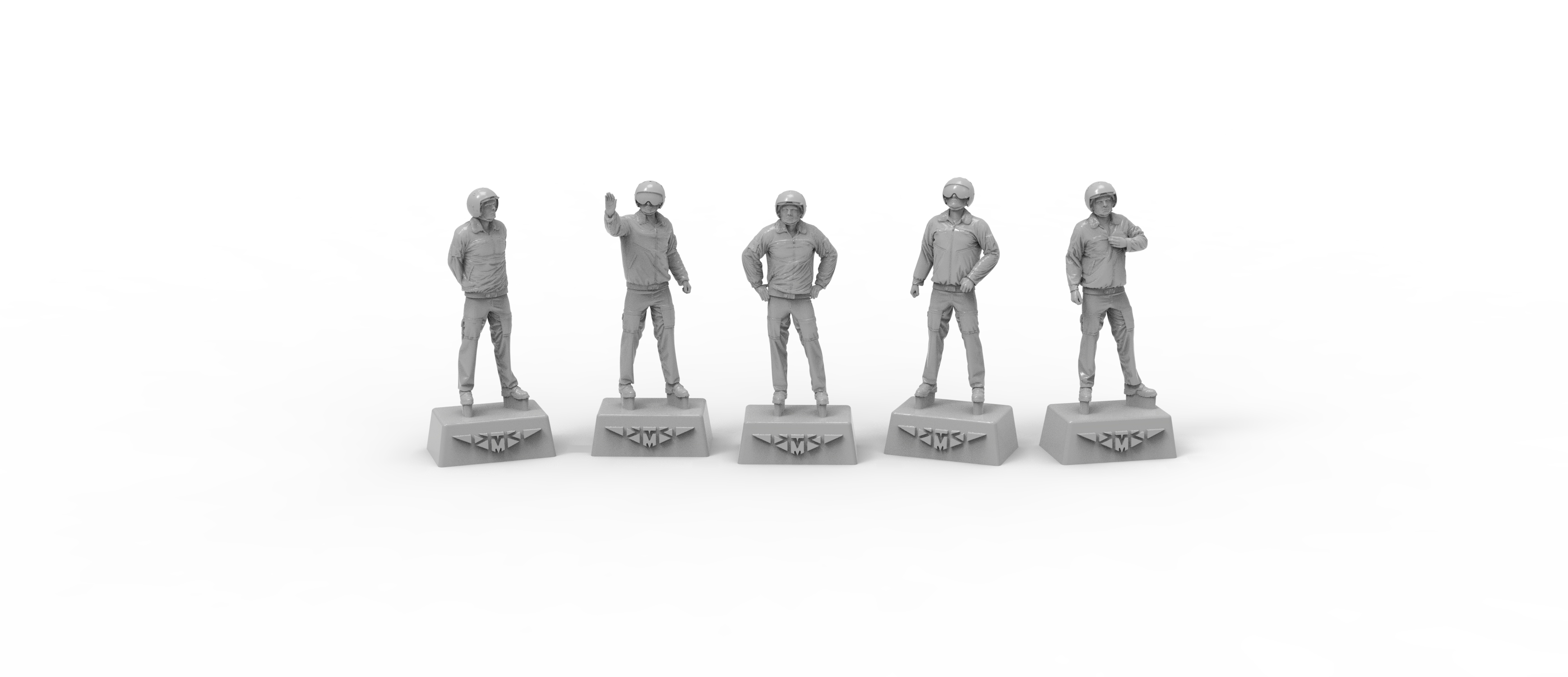 48124 -1TMP ПИЛОТЫ ВКС РФ (ЗИМНЯЯ ФОРМА) НАБОР №18 Temp Models