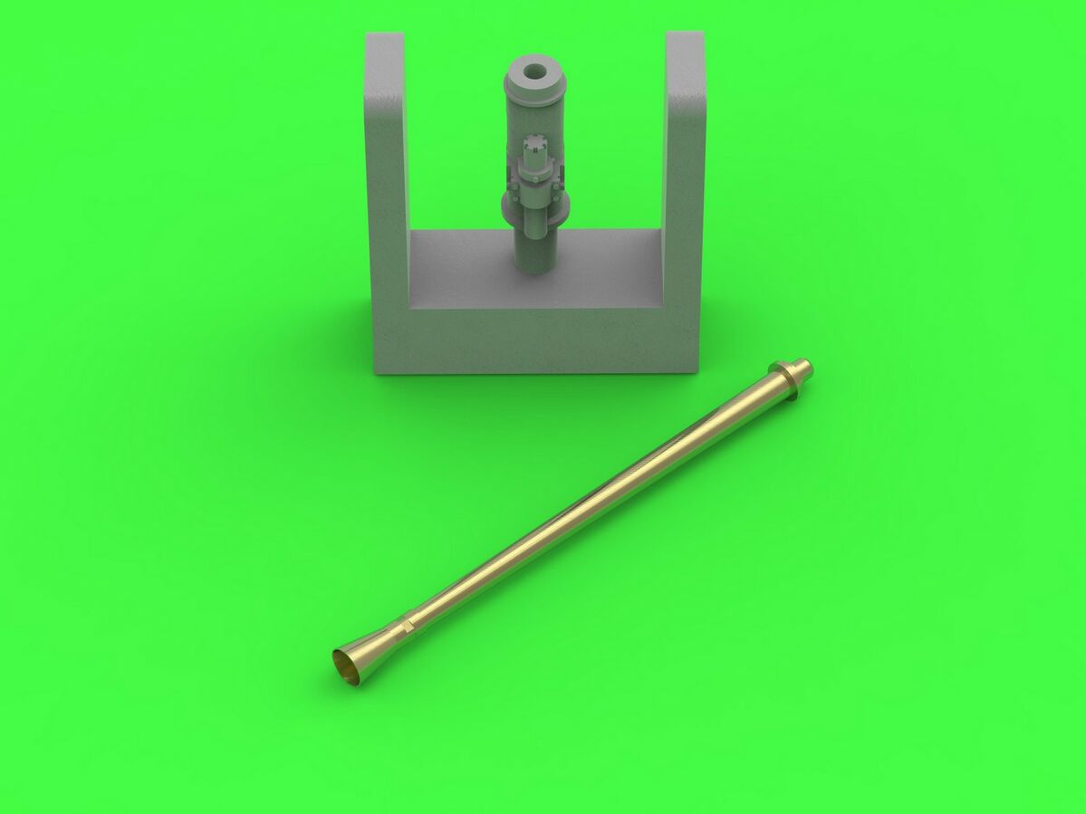 GM-72-011 Ствол 40-мм зенитной пушки Bofors - для Crusader Mk. III AA от IBG и других 40-мм комплектов Bofors (например, Звезда, FTF, CMK)