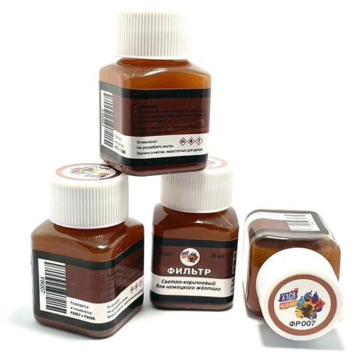 ФР07 Фильтр светло-коричневый для немецкого желтого, 30 мл ФР07 Фильтр светло-коричневый для немецкого желтого, 30 мл