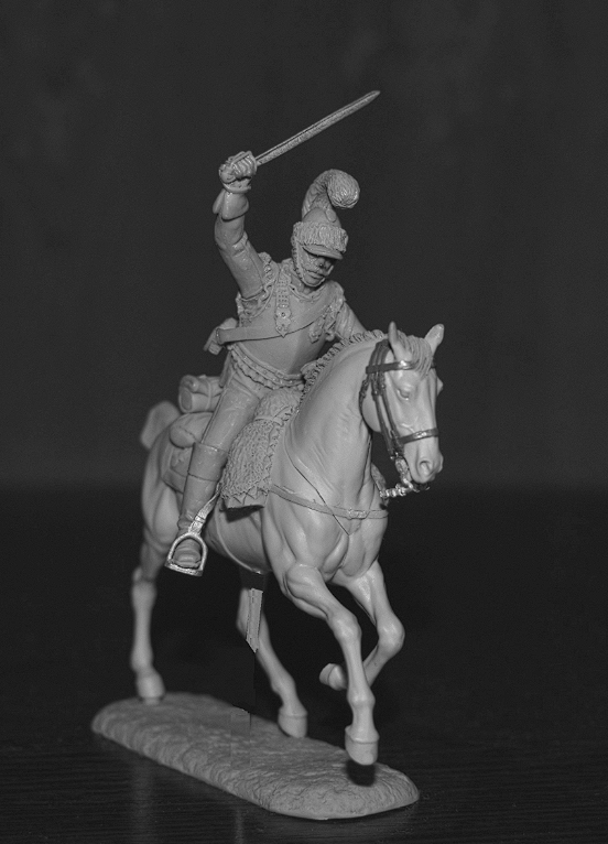 CHM-54378. Старший вахмистр кирасирских полков, Вестфалия 1810-13 гг. 54 мм. Материал - смола. Chronos Miniatures