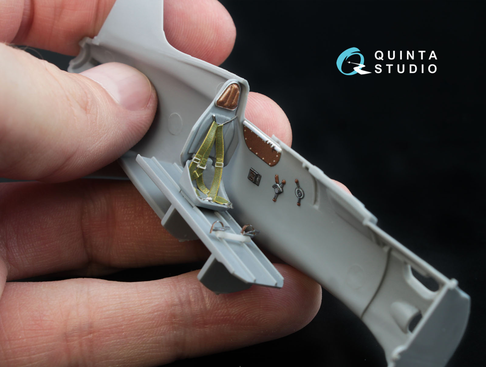 QD48021 1:48 3D Декаль интерьера кабины  И-16 тип 5 (для конверсии из любых  моделей И-16 тип 10)