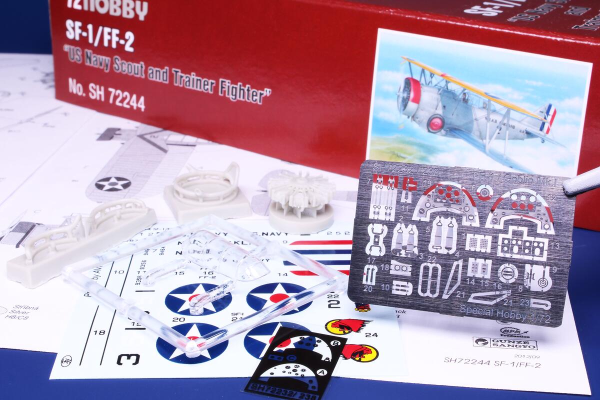 SH72244 SF-1/FF-2 US Navy Scout Fighter and Trainer Special Hobby