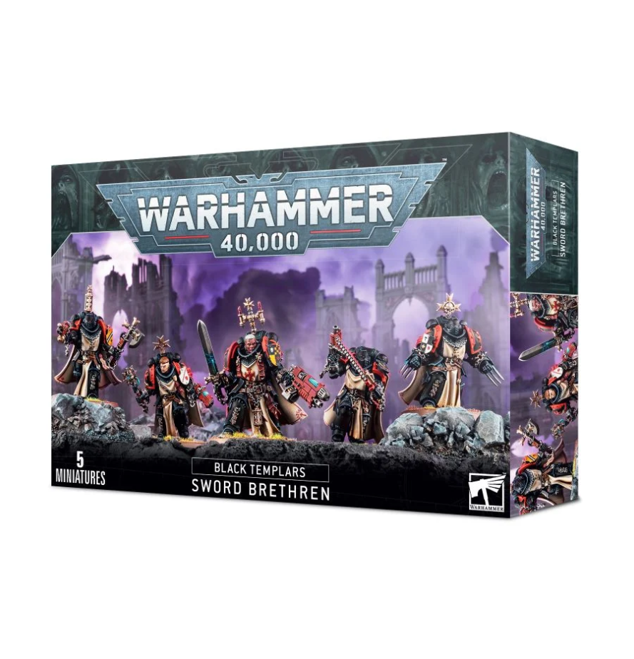 55-43GW Набор Черные Храмовники. Братство Меча (Black Templars Sword  Brethren) | ArmaModels