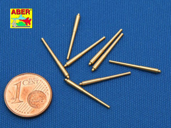 ABR-1:700-L-08  Дополнения для  Set of 8 pcs 381 mm long barrels for ship Hood для  1/700 ABR-1:700-L-08  Дополнения для  Set of 8 pcs 381 mm long barrels for ship Hood для  1/700