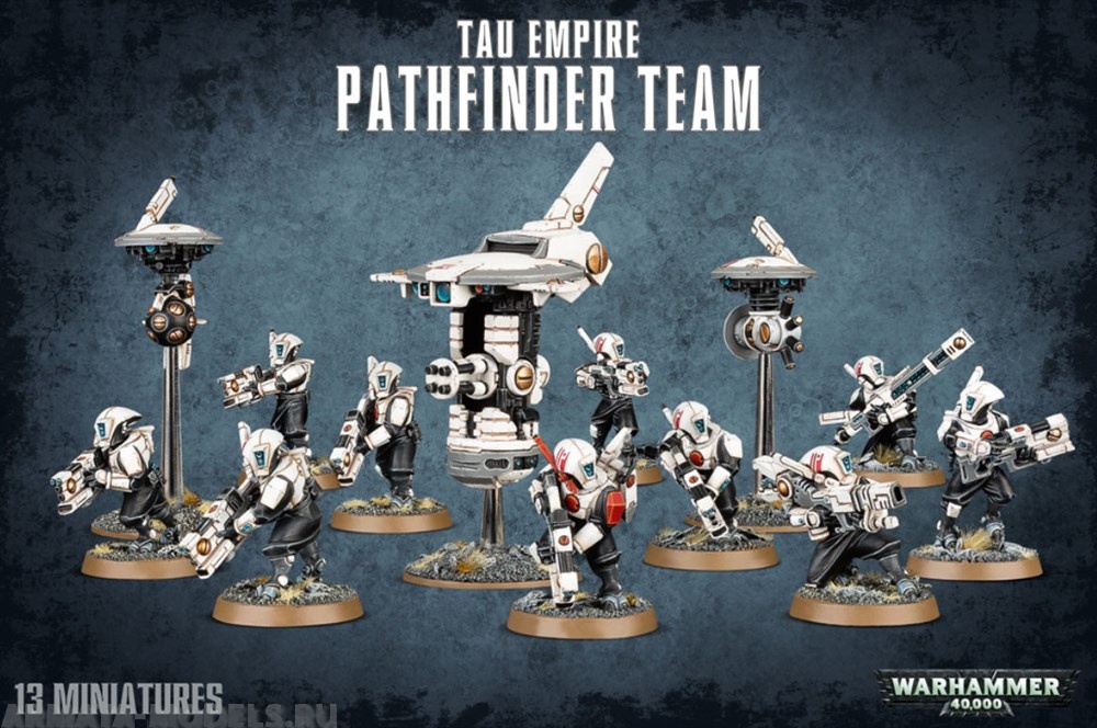 56-09GW Набор Империя Т'ау: Следопыты (T'au Empire Pathfinder Team) 56-09GW Набор Империя Т'ау: Следопыты (T'au Empire Pathfinder Team)