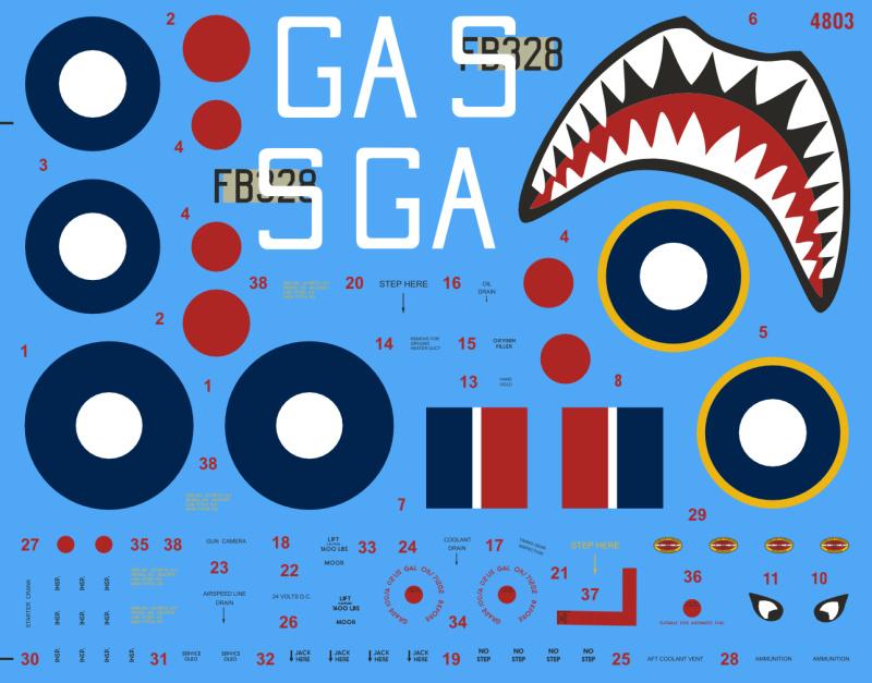 4803 Mustang Mk.III - истребитель RAF InScale 4803 Mustang Mk.III - истребитель RAF InScale