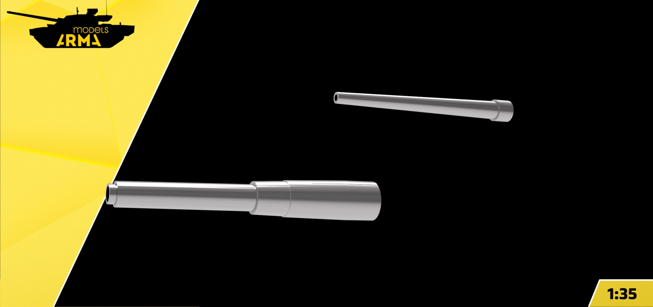 AM35939 Набор металлических стволов для танка ТГ