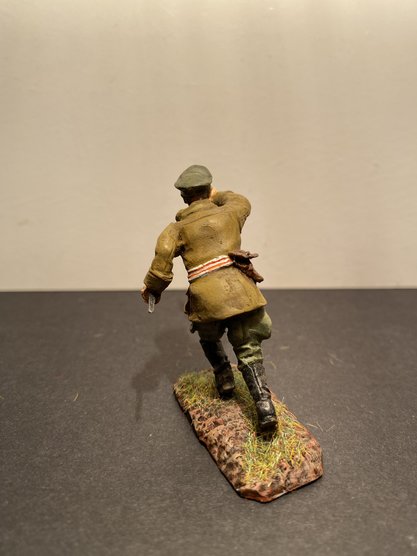 5145ТБ ВИМ, махновец с кинжалом стреляющий из нагана, анархистское движение, Гражданская война в России, 1/35 Три Богатыря