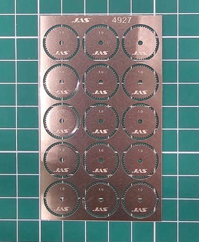 4927J Диск для ревитера d 15 мм, шаг 1 мм, 15 шт.