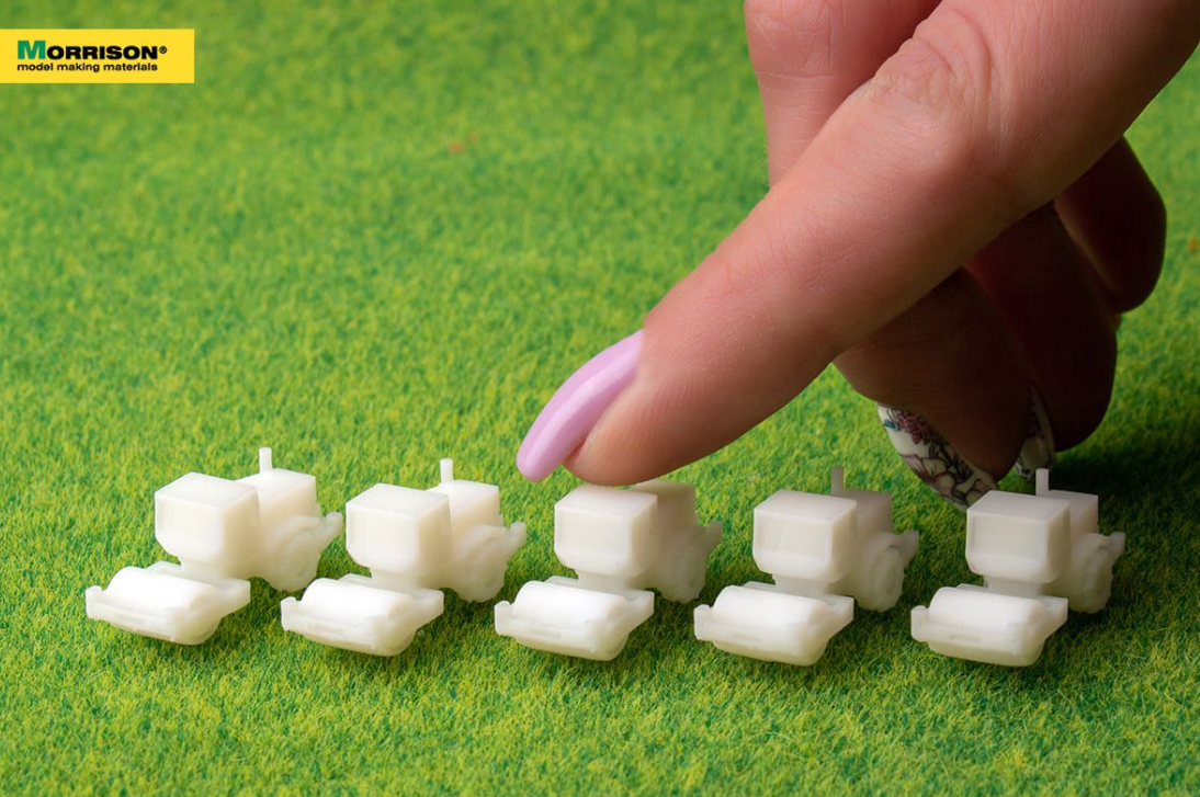 020-KAT-250 Дорожные катки для макетов в М 1:250 (Набор 5 шт.) Morrison