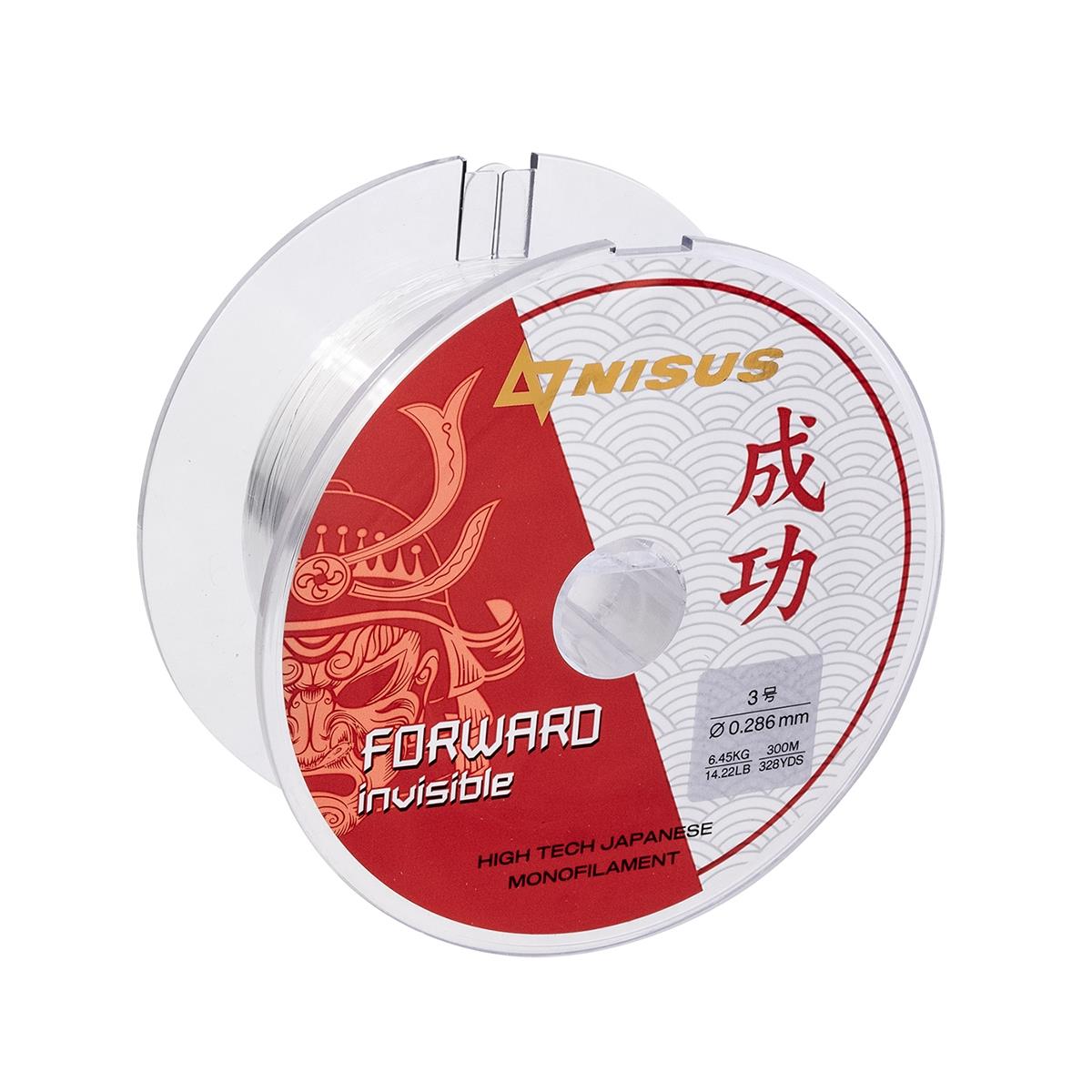 Леска FORWARD Invisible 0,286mm/300m Nylon Transparent (N-FI-0286-300) Nisus