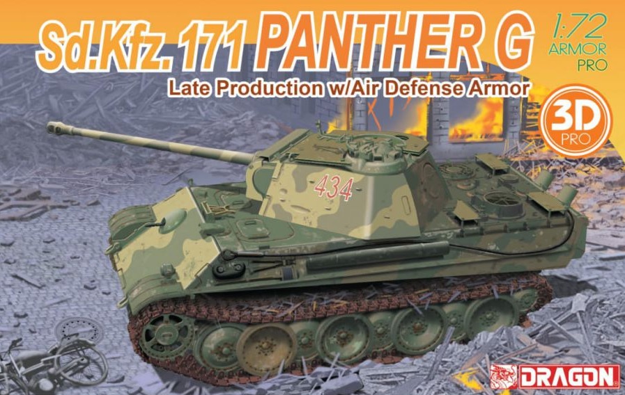 7696Д Sd.Kfz.171 PANTHER G LATE PRODUCTION w/AIR DEFENSE ARMO Dragon